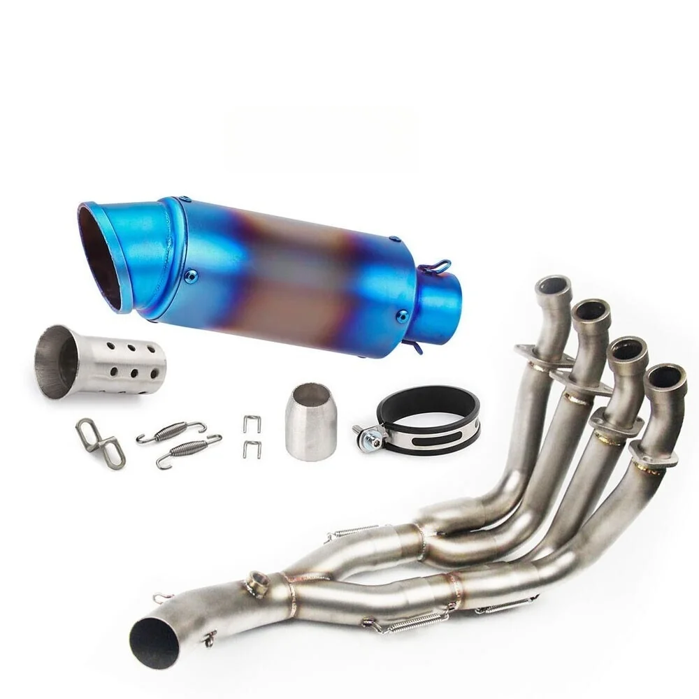 Für Yamaha YZF R6 2006-16 Komplettes Auspuffsystem 51mm Schalldämpfer Vorderes Verbindungsrohr Auspuffanlagen Auspuffrohre – Detail 7
