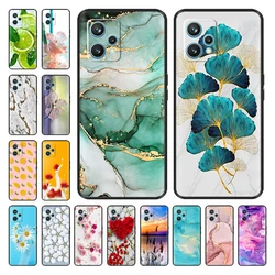 For Realme 9 Case Cover Lovely Plants Cartoon Cases for OPPO Realme 9 4G RMX3521 Realme9 Phone Case Soft Silicone fundas coque