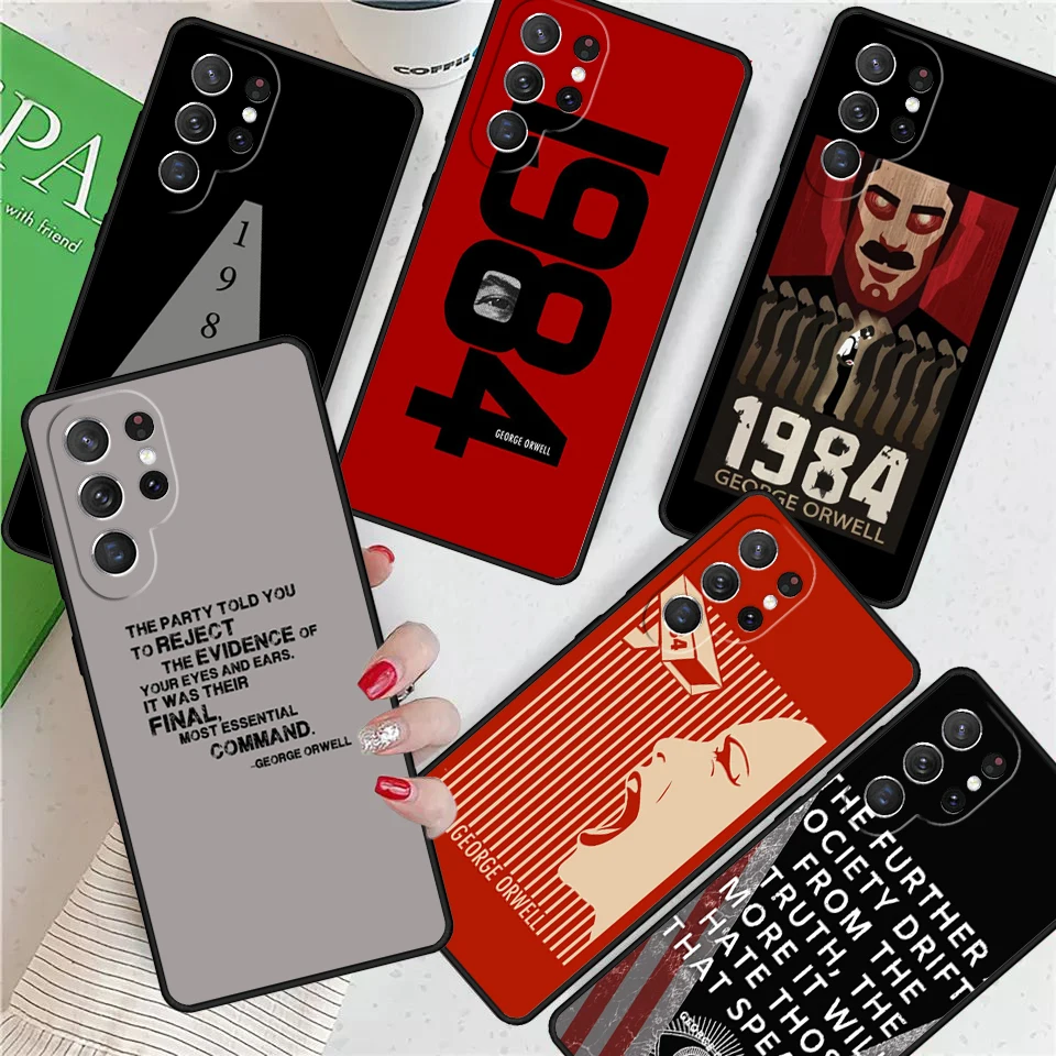 

1984 George Orwell For Samsung Galaxy S24 Ultra S21 S22 S8 S9 S10E Note 10 20 Plus FE S23 Phone case Cover Coque
