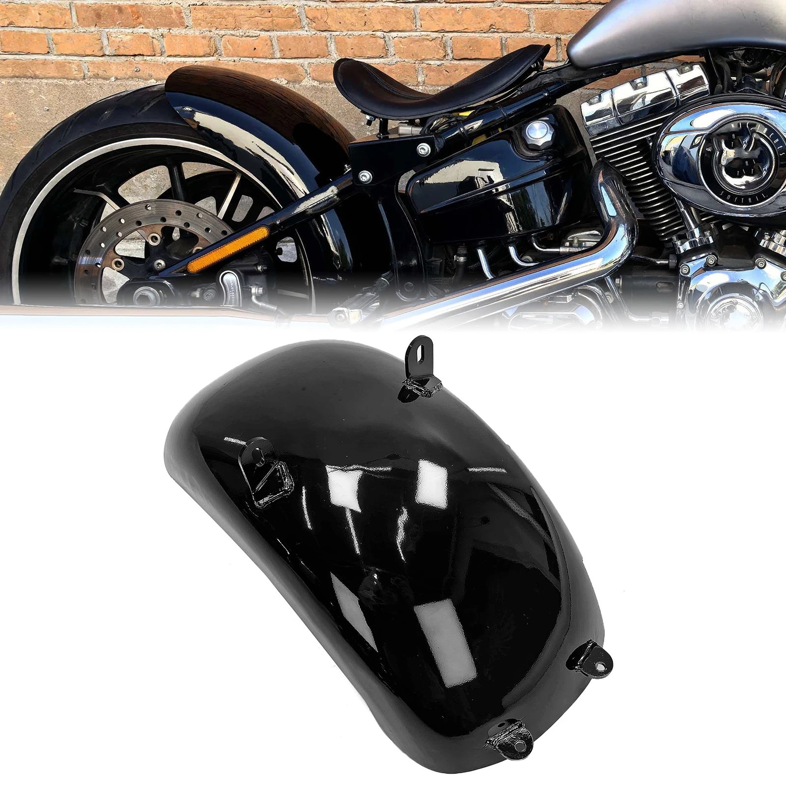 Motorcycle Rear Fender Mud Guard Mudguard Tail Wheel Splash Splasher Cover For Harley Davidson Softail Breakout 2013–2018 280mm
