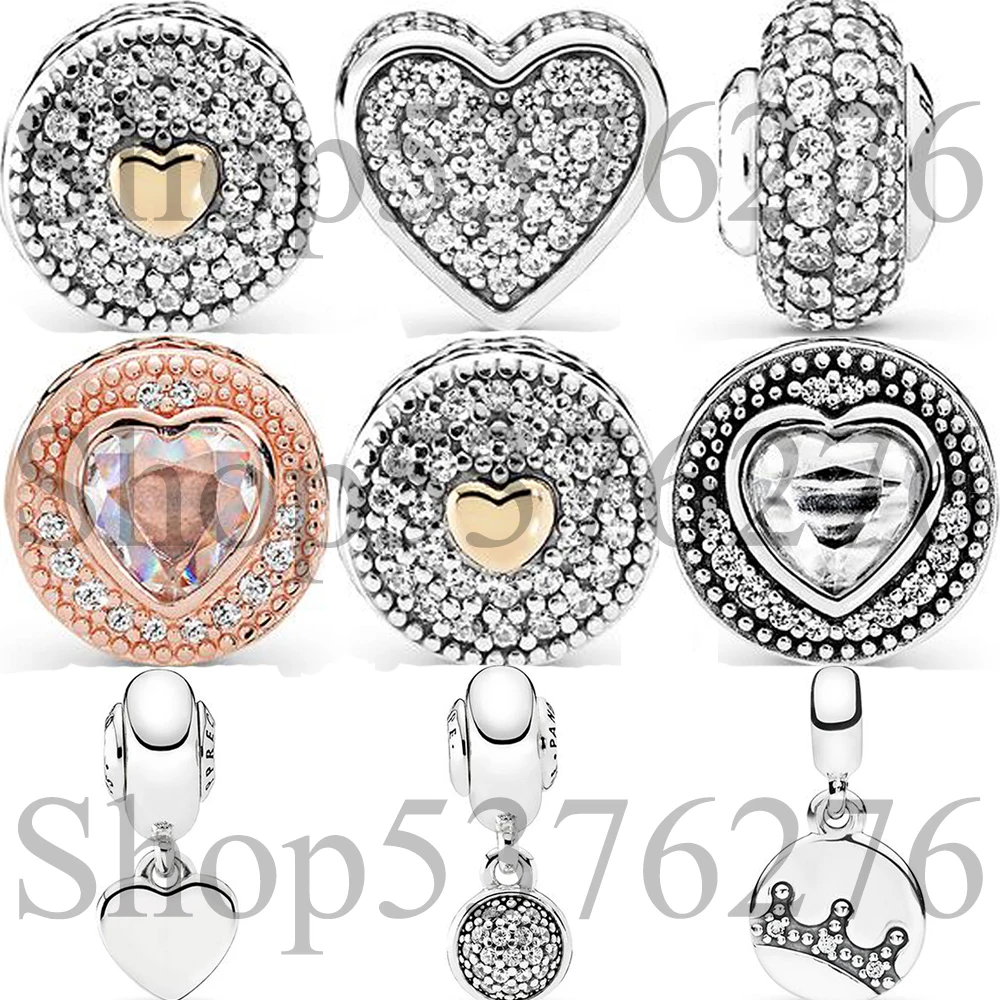 

925 Sterling Silver Bead Affection Love Balance Passion Charm Fit Fashion Women Essence Series Bracelet Bangle Gift DIY Jewelry