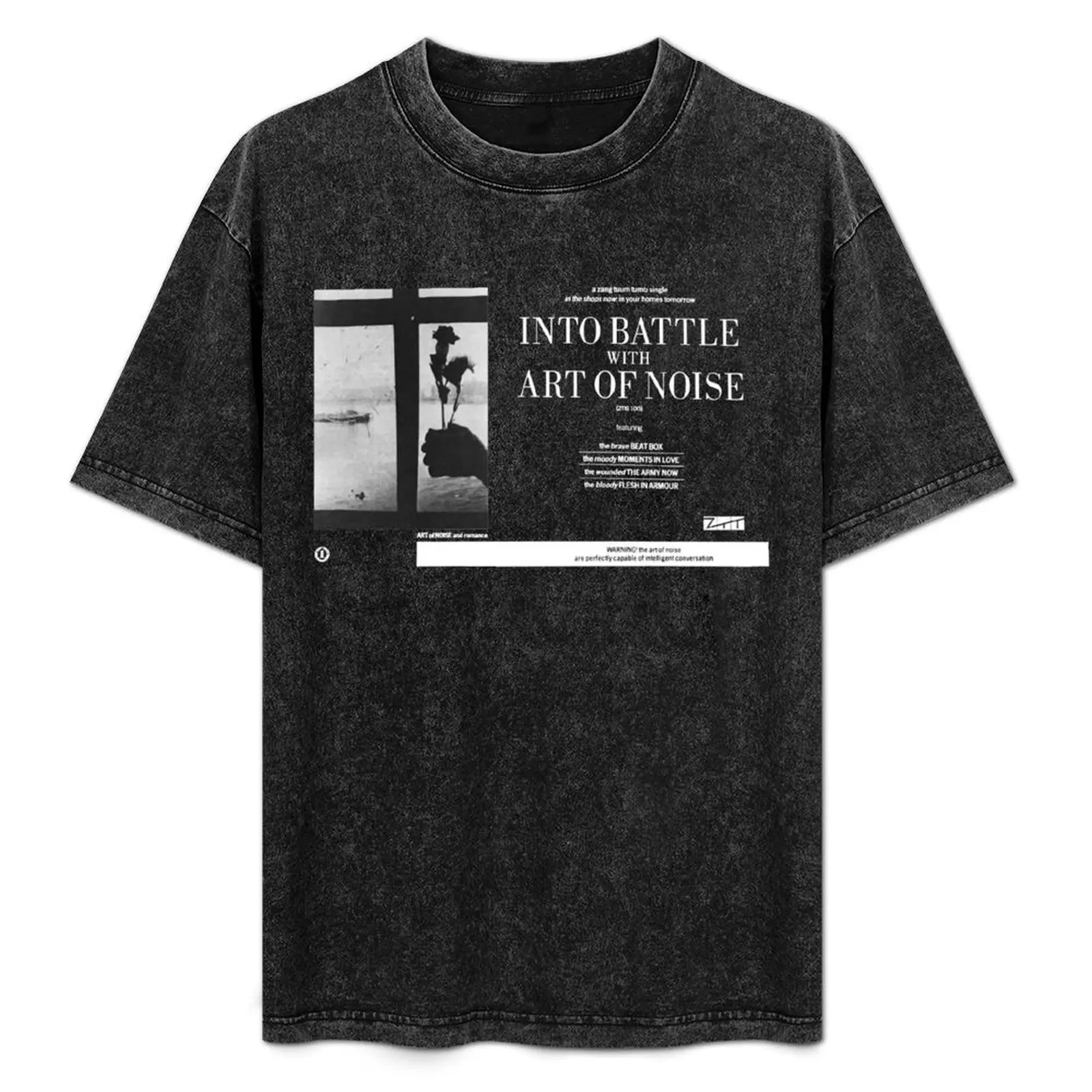 

ART OF NOISE - INTO BATTLE T-Shirt cotton t shirt pack man t shirts for men T-Shirt