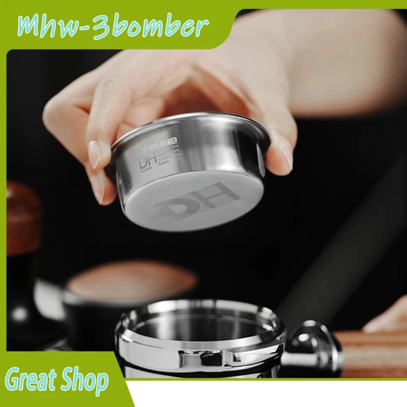Cesta Portafiltro de Doble Capa MHW 3BOMBER de 58 mm, Accesorio Universal VST para Máquinas de Espresso, Compatible con Máquinas de Espresso La Marzocco