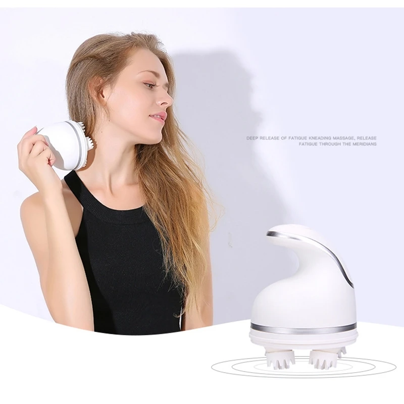 Charged head massager multifunctional cervical USB electric pet cat claw 3D Scalp Massager