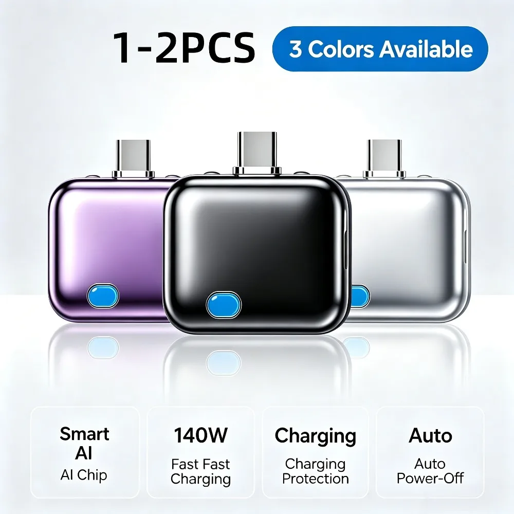 140W Charger Smart Stop Charge Automatic Physical-Disconnect Battery Guard Anti-Overcharge Protection Charge Adapter Type-C Port