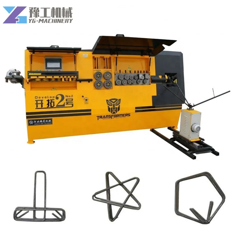 YG Fast Bending Speed Stirrup Bending Machine 4-10mm Cnc Rebar Bending Machine From China