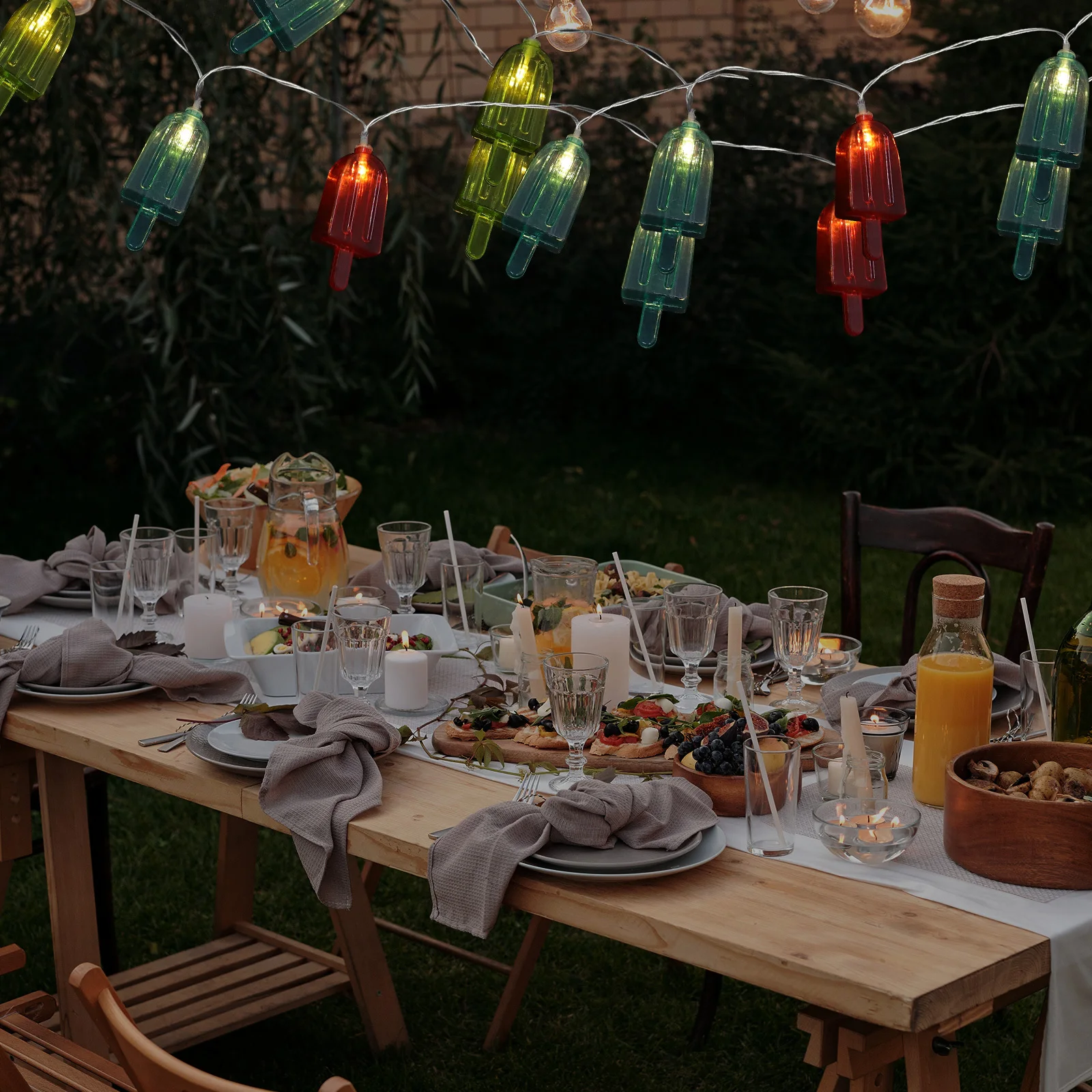 

String Light Ice Cream Pendants Outdoor Lights Decors Festival Home Decor String Light Ice Cream Pendants