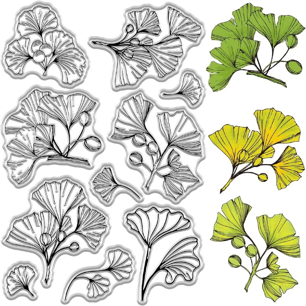 Kunststoffstempel für DIY Scrapbooking Fotoalbum Dekorative Kartenherstellung Stempelbögen Blatt 160x110mm