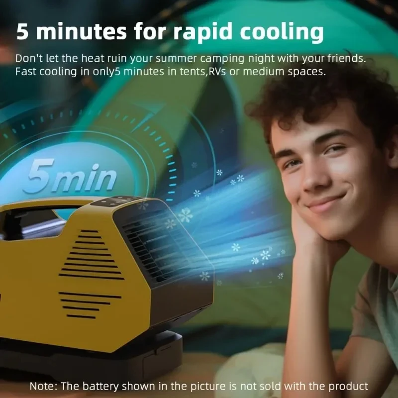 Condizionatore d'aria da campeggio per tenda, condizionatore d'aria per tenda, condizionatore d'aria portatile per tenda da campeggio a consumo