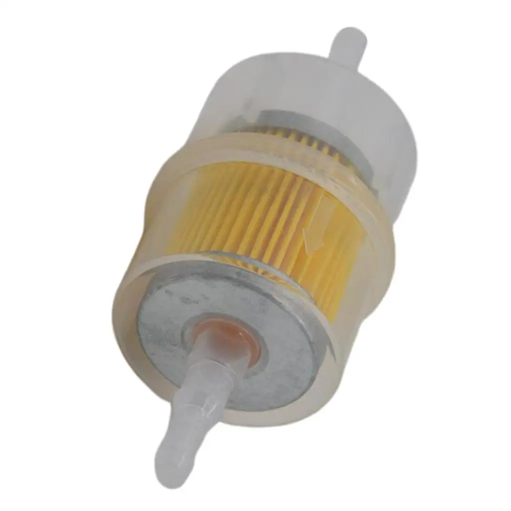 Clear Inline Petrol Fuel Filter Universal Lightweight Engine Part for Small Tractor Lawn Mower Go Kart