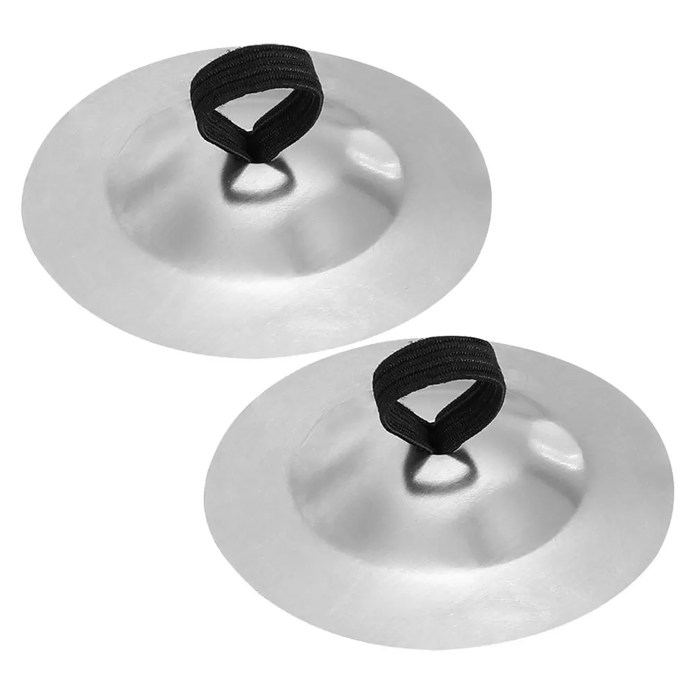 

1Pair Finger Cymbals Copper Iron Mini Percussion Instrument Durable Easy Hold for Belly Dancing Kids Finger Cymbals for Kids