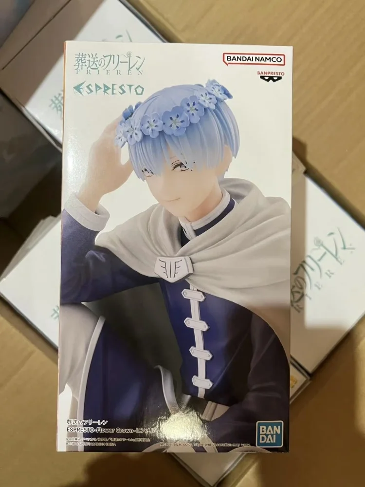 

BANDAI Original Frieren: Beyond Journey's End ESPRESTO Flower Crown Frieren Himmel Action Toy Figure Kawaii Doll in stock