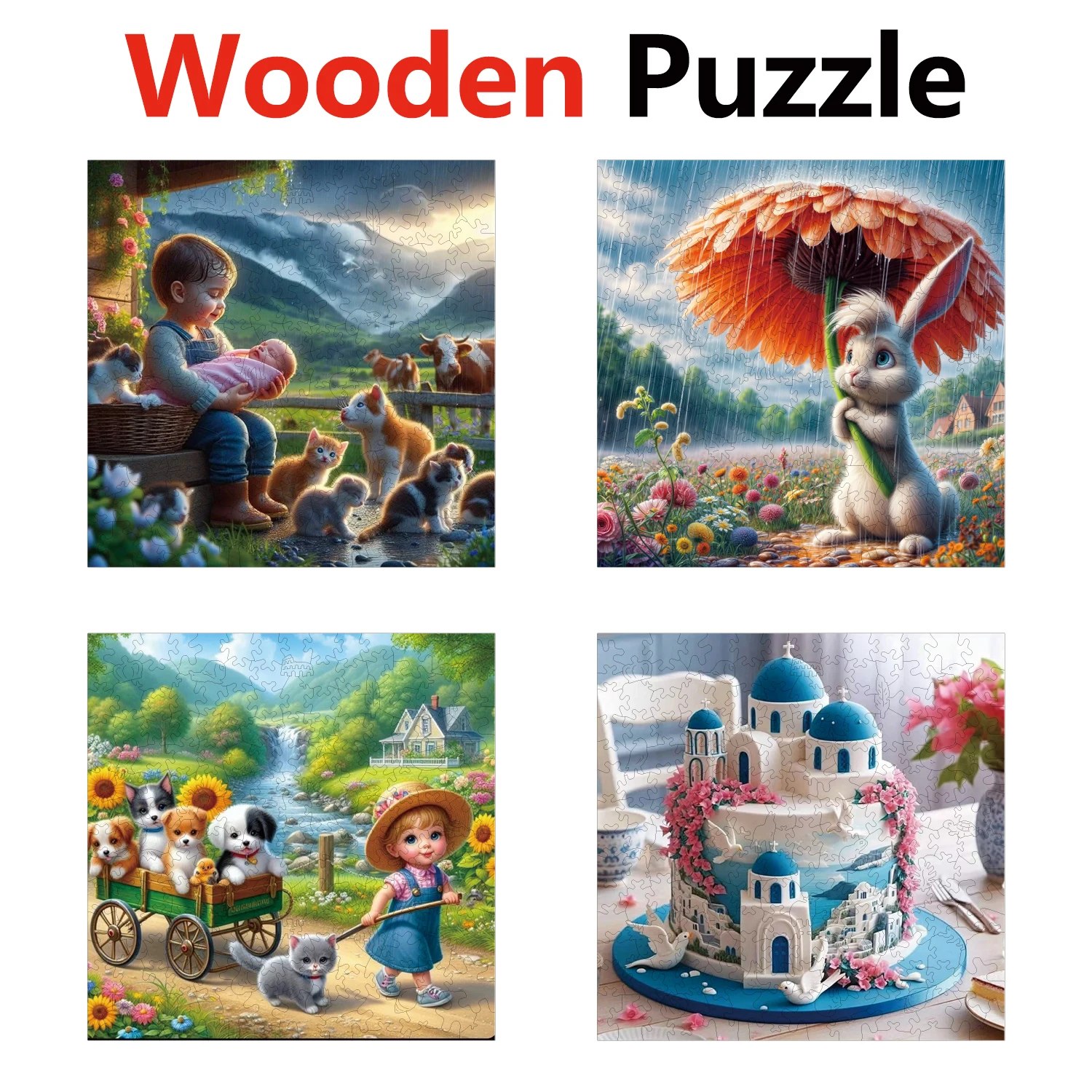 

Cross border hot selling Love Leaf Flying Dragon wood puzzle manufacturer