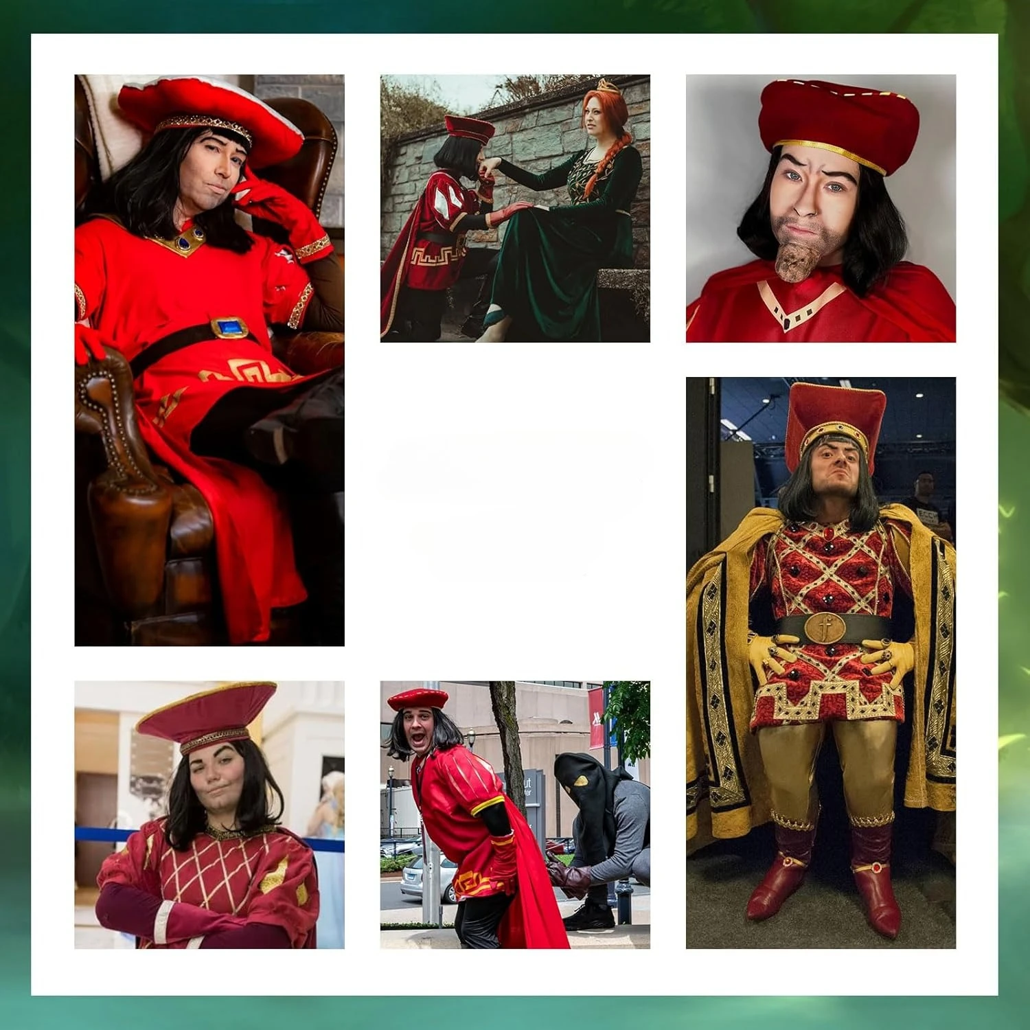 للجنسين شعر مستعار بوب أسود مع الانفجارات الكاملة قصيرة مستقيمة مقاومة للحرارة الاصطناعية الأسود زي الباروكات رجل تأثيري شعر مستعار حفلة الهالوين #6