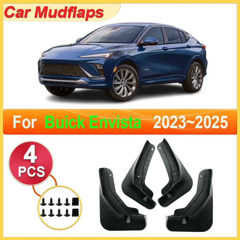 

Car Mudguards Parts For Buick Envista 2023~2025 Front Rear Wheel Mudguards Mudflap Fender Flare Cover Guard Auto Mud Accessories