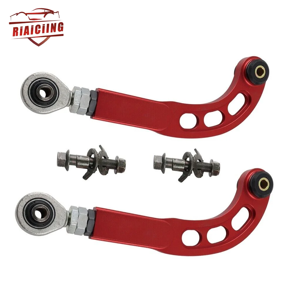 Aluminum Red Adjustable Front Bolts+Rear Control Camber Arm Kit for Scion TC (ANT10) 2005-10 Chassis Parts Control Arms