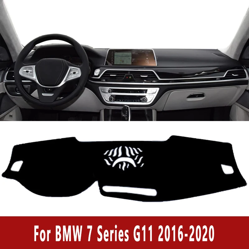 

Car Dashboard Mat Dash Cover Central Control Pad for For BMW 7 Series G11 2016-2020 2017 2018 Nonslip Cape Sunshade Accessories