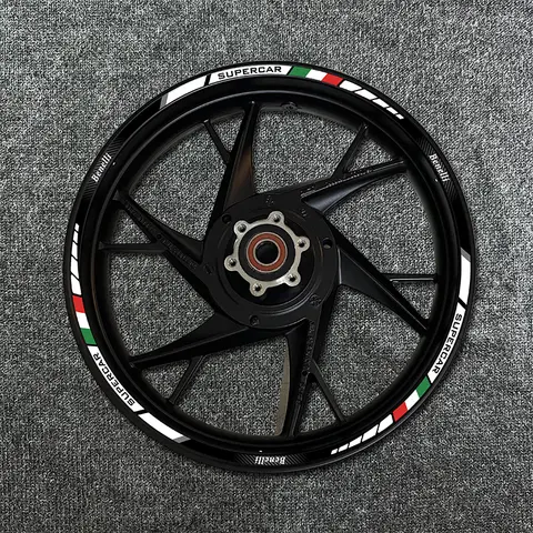반사 오토바이 액세서리 Benelli Trk 702 502X 250/500 752S BJ300GS-D Tre 899K 용 17 인치 림 휠 허브 스티커 데칼