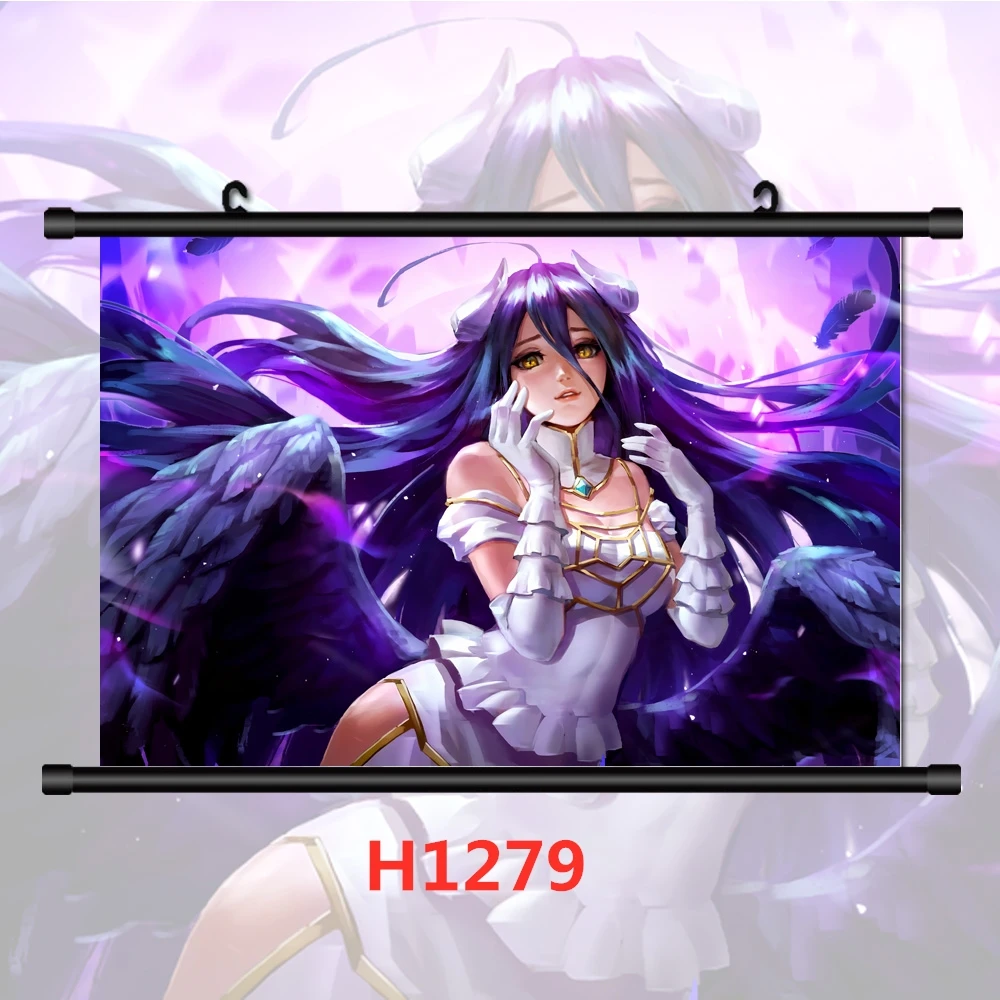 Overlord Albedo Anime Posters and Prints HD Print Wall Poster Wall Art Canvas Painting Wall Pictures for Living Kids Home Decor