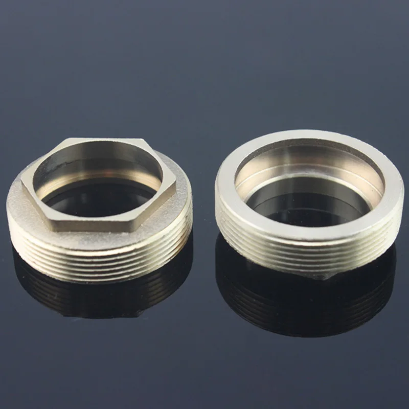 1Pc 25-45mm All Brass Faucet Core Gland Cover Cold Hot Tap Pressure Cap Kitchen Bathroom Basin Parts view 6