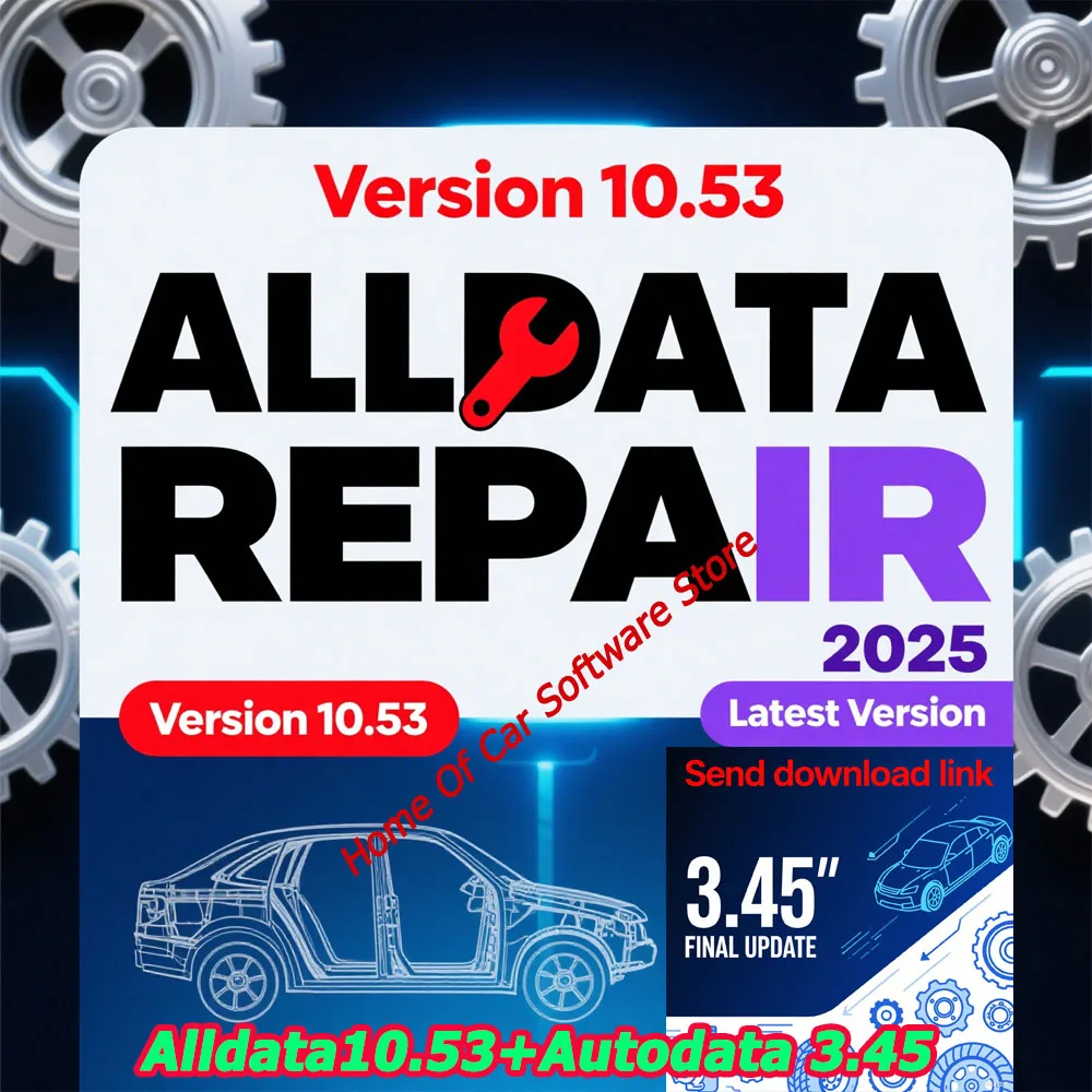 

2025 HOT Sale Alldata Repair Software 10.53 All Data Automotive Tech Latest Offline Software Autodata 3.45 Send Link