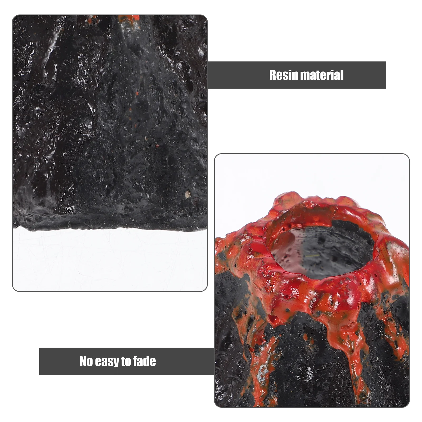 Micro Landscape Volcano Toy Mini Figurine Underwater Decoration Statue Tabletop Ornament Statues Pet - Image 5