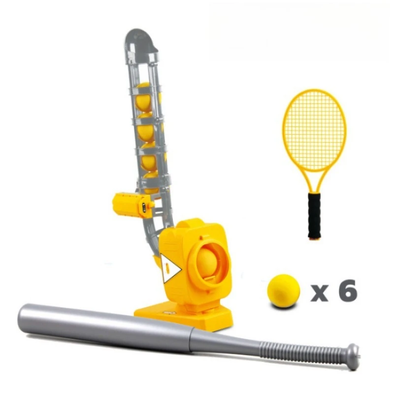 

Children's baseball and tennis two-in-one automatic serve machine, outdoor toys, parent-child interactive sports toys