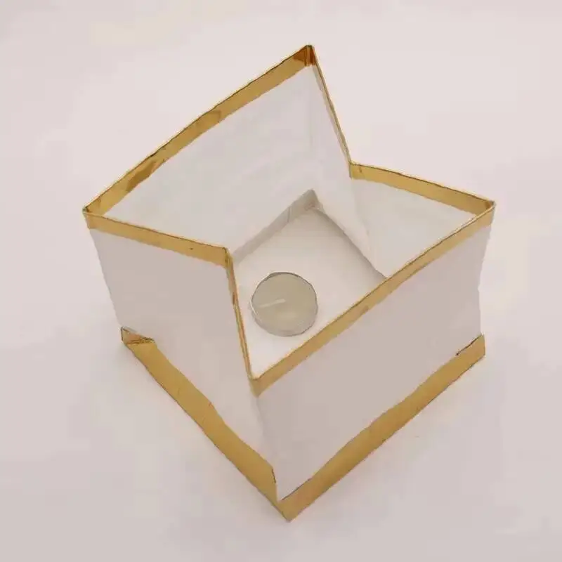 30/50pcs Biodegradable Paper Water Lanterns 11/15CM Eco-friendly River Candle Lamp For Wish Memorial Festival