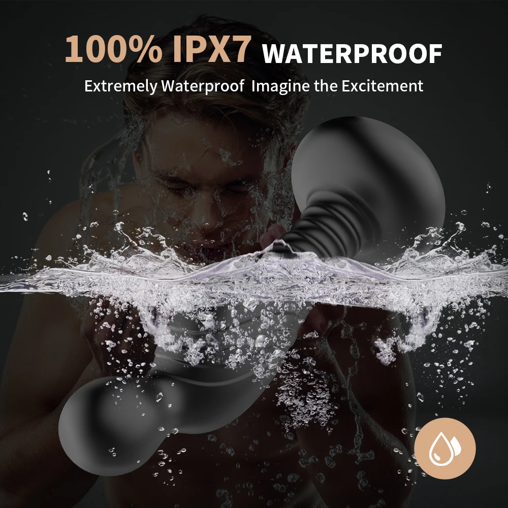 ذكر البروستاتا تدليك الهزاز مشبك تهتز المكونات الشرج سيليكون مقاوم للماء مدلك محفز المثيرة بعقب الجنس لعب للرجال #5