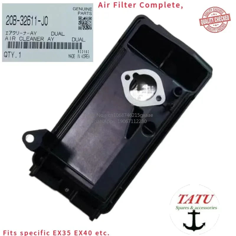 

Air Cleaner Filter Housing Shroud Element Combo for ROBIN EX35 EX40 EX40D for Model 20B-32611-J0 20B-32610-H7