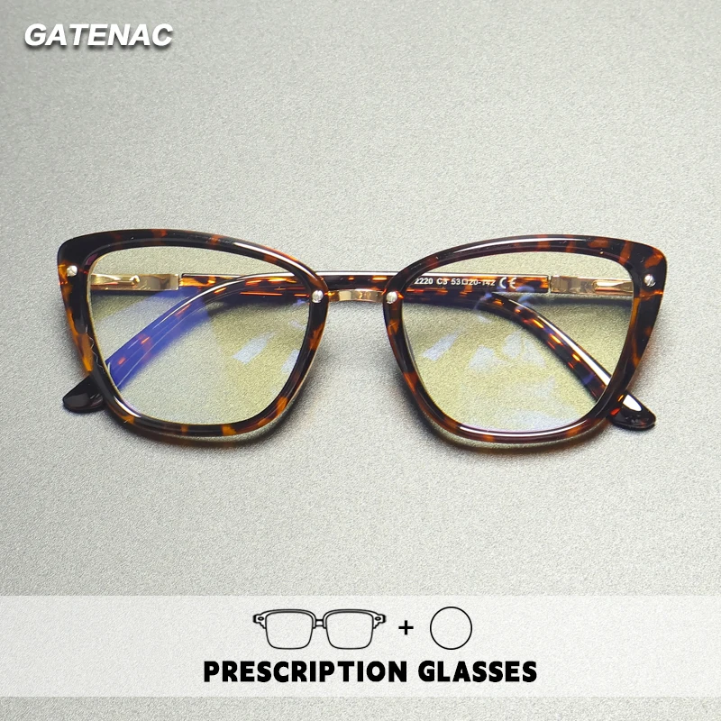 

Gatenac Quality Reading Glasses Cat Eye Anti Blue Light Prescription Progressive Glasses Women Photochromic Multifocal Eyewear