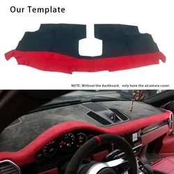 for Porsche Cayenne 2018-2020 Custom in Alcantara Car Dashboard Cover Mat Shade Cushion Pad Carpets Accessories Car-styling