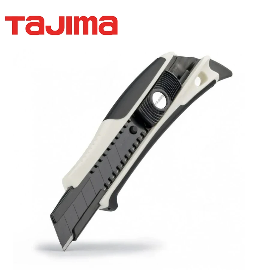 TAJIMA 1101-2000 Automatic Retractable Knife 18cm with Replaceable L-shaped Blade Multi-purpose Universal Wallpaper Knife