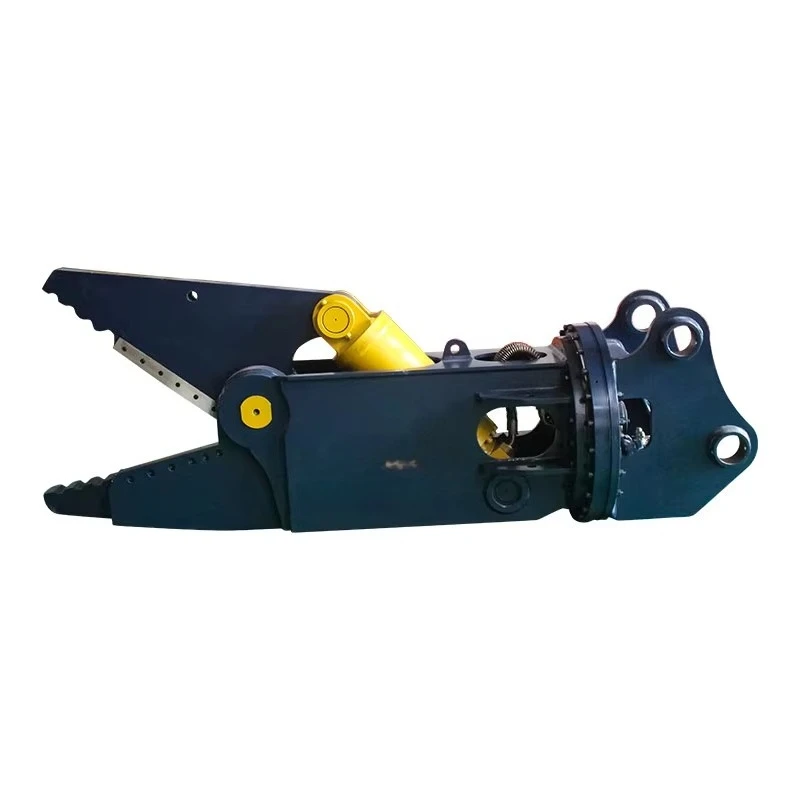 Double Cylinder Hydraulic Shear CE Certified Standard Cutting Attachment For Global Construction Machinery