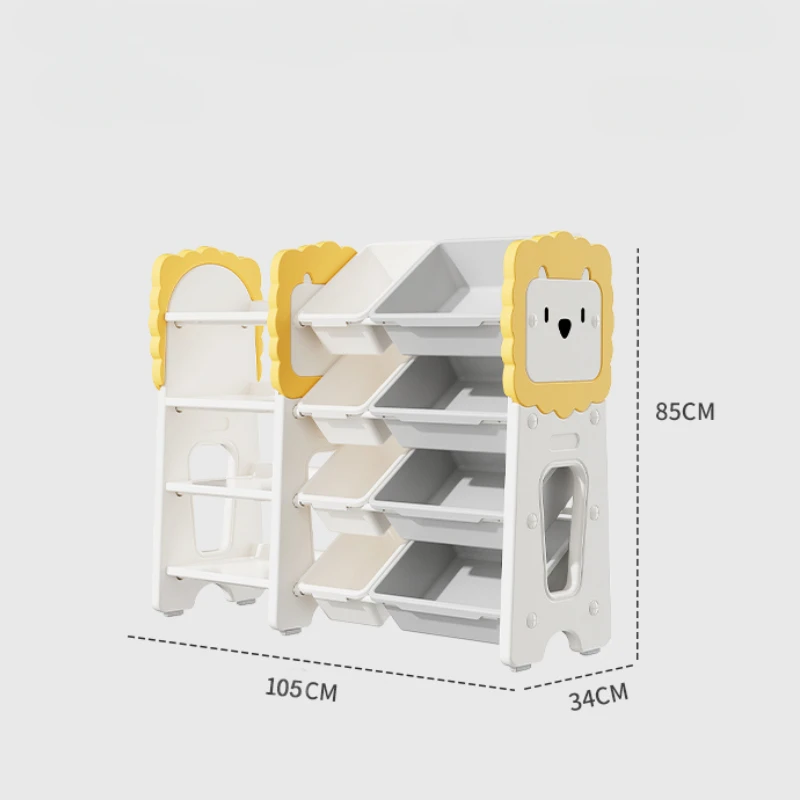 Mobile Children's Bookshelf Floor Storage RackStorage Book Nook Rack Corner Narrow Libreria Scaffale Per Libri Cabinet Organizer