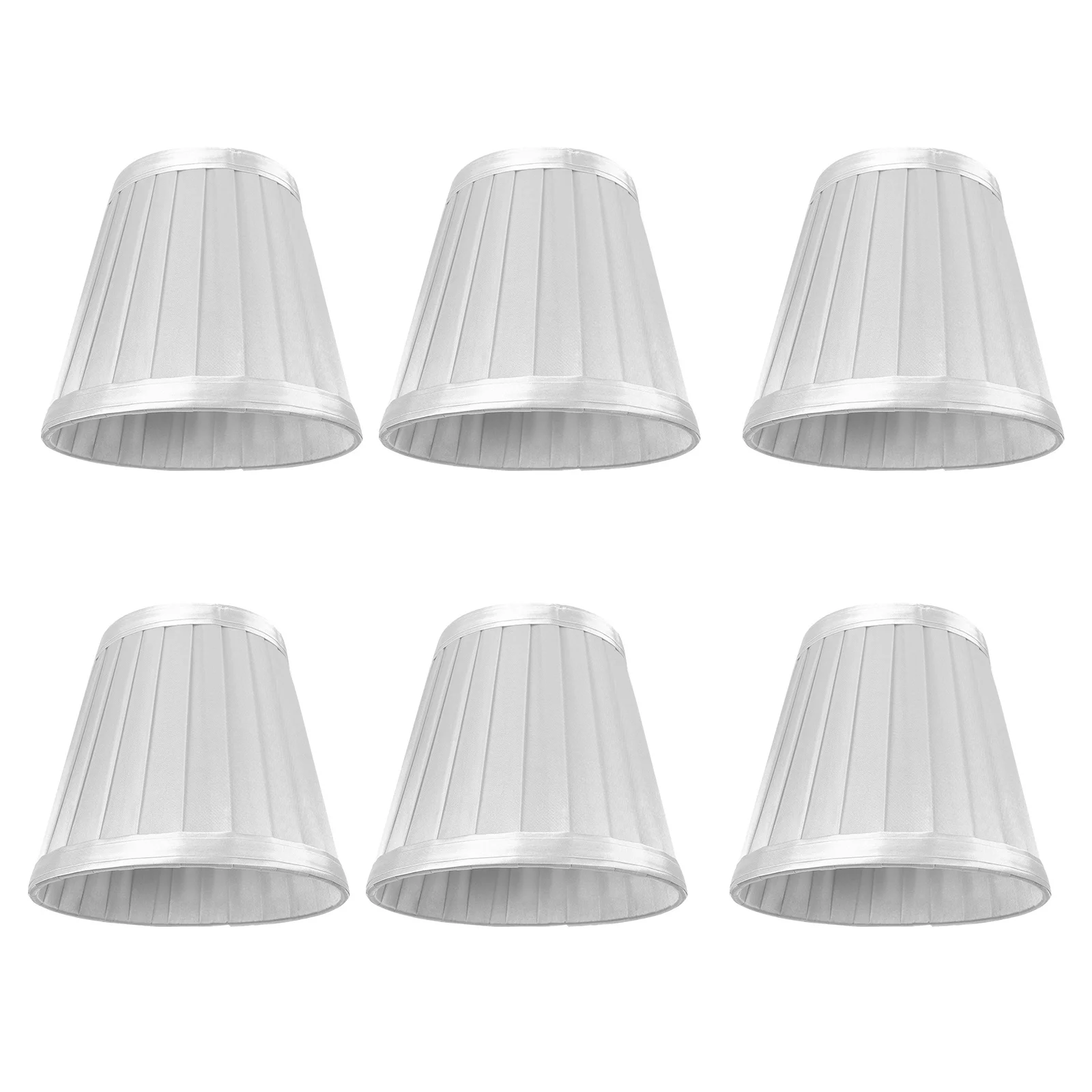

6Pcs Hanging Lamp Shades Durable Cloth Light Covers Simple Style Bedroom Wall Light Shade Decorative Lampshade