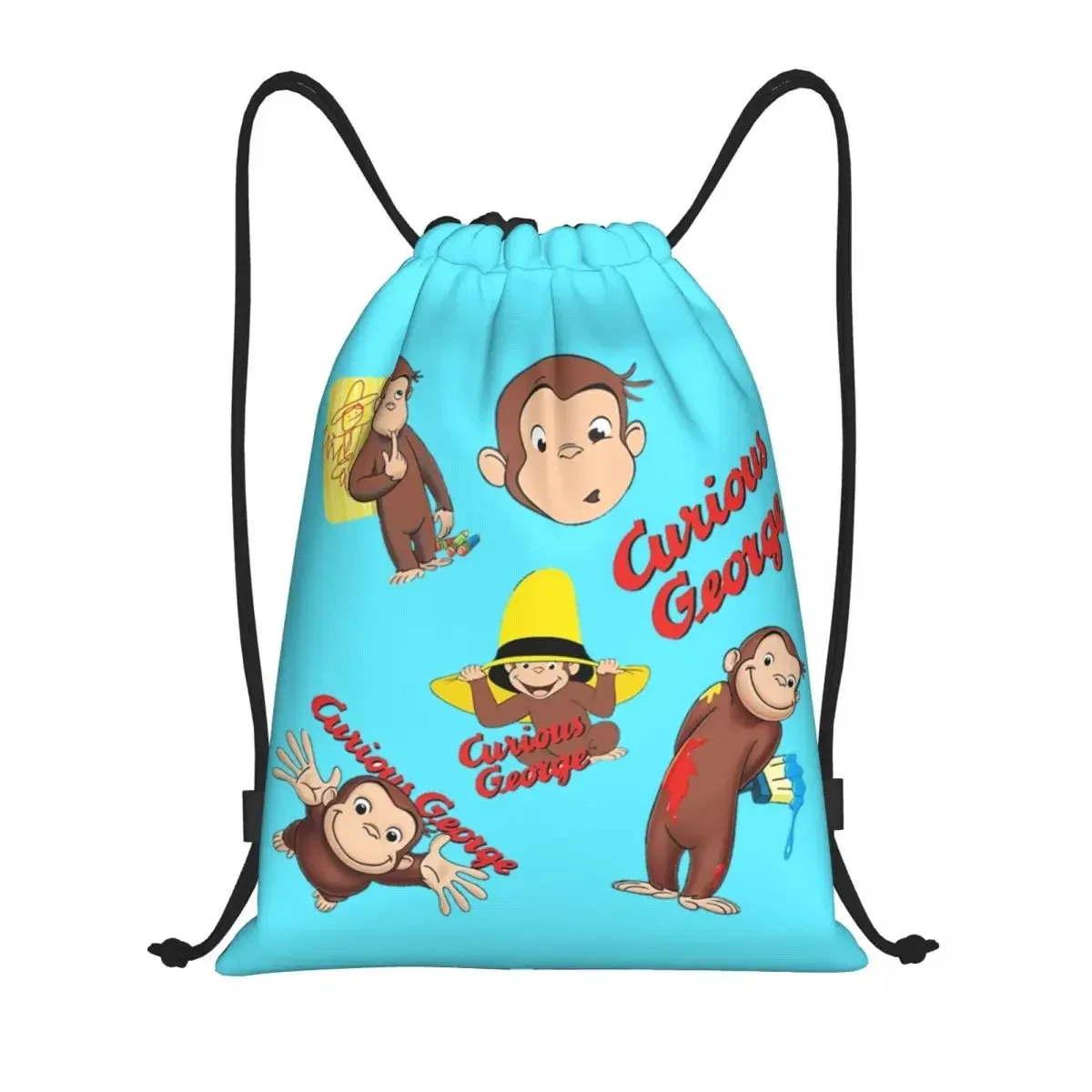 

Персонализированный спортивный рюкзак для мужчин и женщин Curious George Monkey Shopping Gym Bag Wstri Proximity Backpack