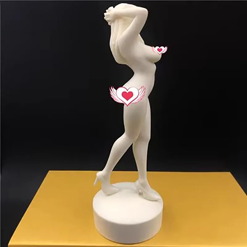 Ivory Nut Carving Beauty Ornament, Creative Bookshelf Decoration, Pretty Girl, Female Body Artwork