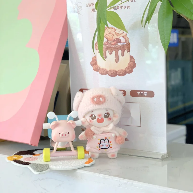 10 سنتيمتر دمية القطن ملابس الطفل لطيف الحمالات المرنة سلسلة لا سمة العالمي دمية خلع الملابس لبدلة Kawaii باليد