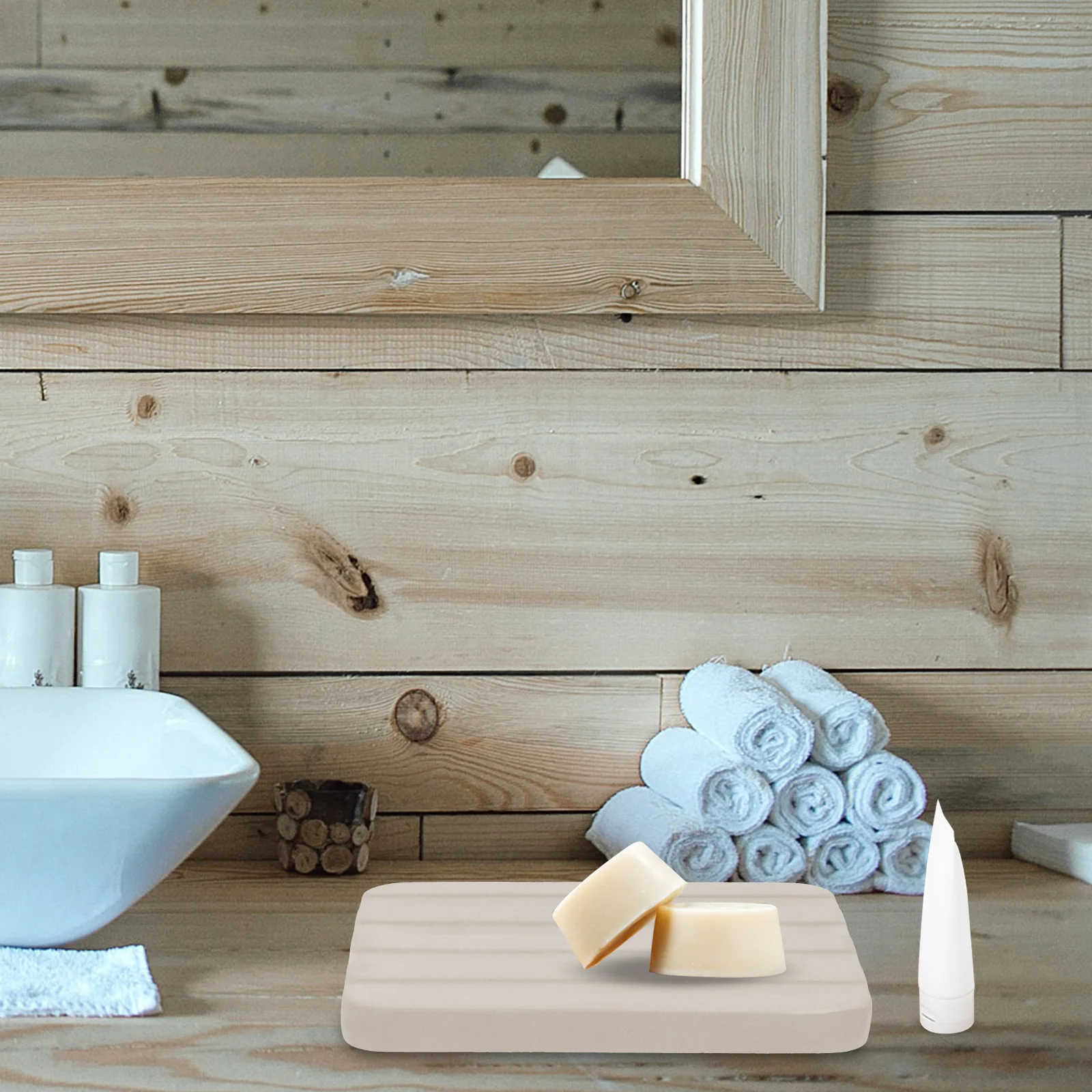 

Diatomite Soap Rack Creative Multifunctional Bathroom Draining Tray Water Absorption Storage Stand Household Soap Holder