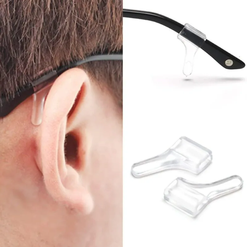 Glasses Anti Fall Ear Hook Eyeglasses Anti Slip Ear Grip Lightweight Silicone Spectacles Eartip Portable Sunglasses Leg Retainer