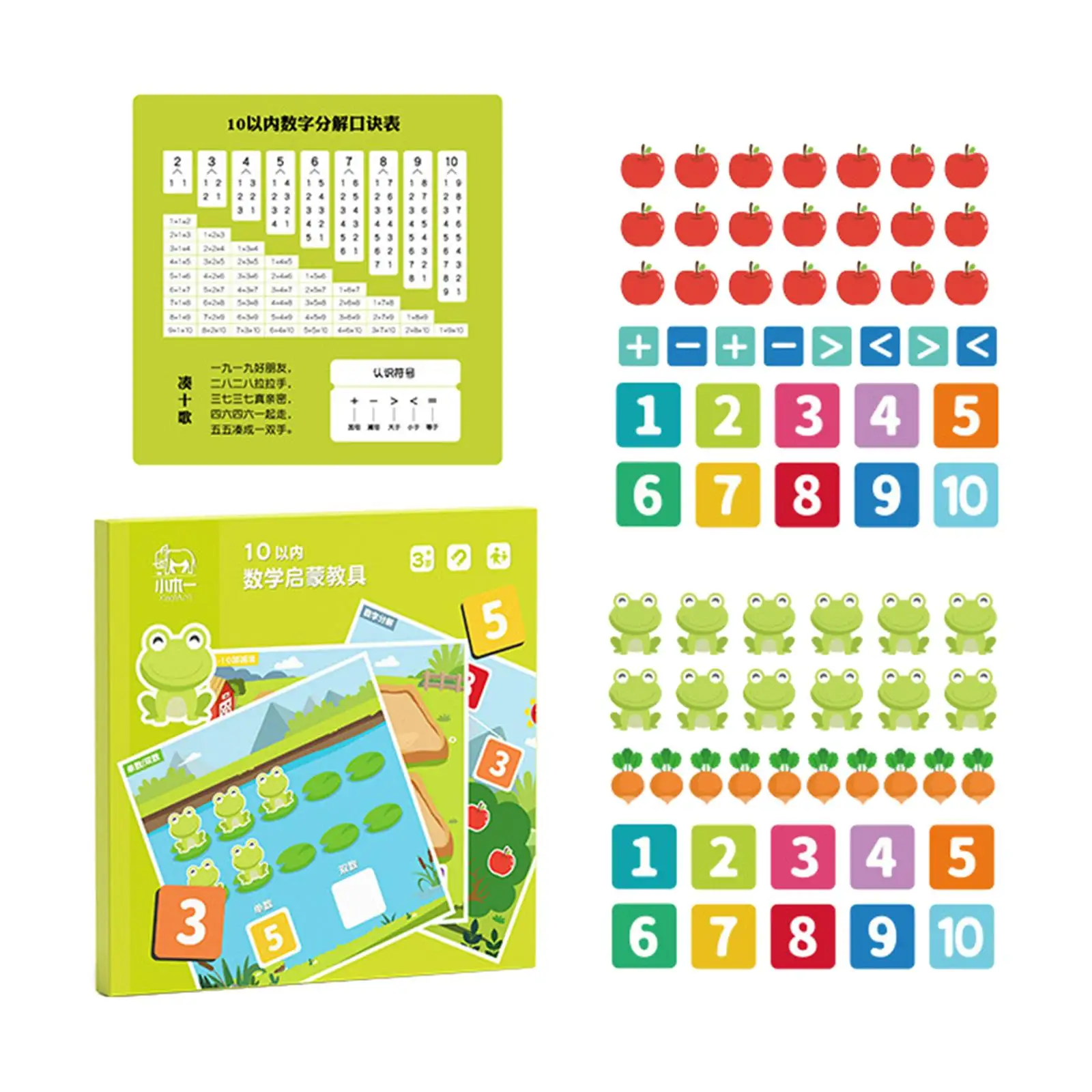 Educational Math Games Counting Math Toys for Boys Girls Gift 3 4 5 Year Old