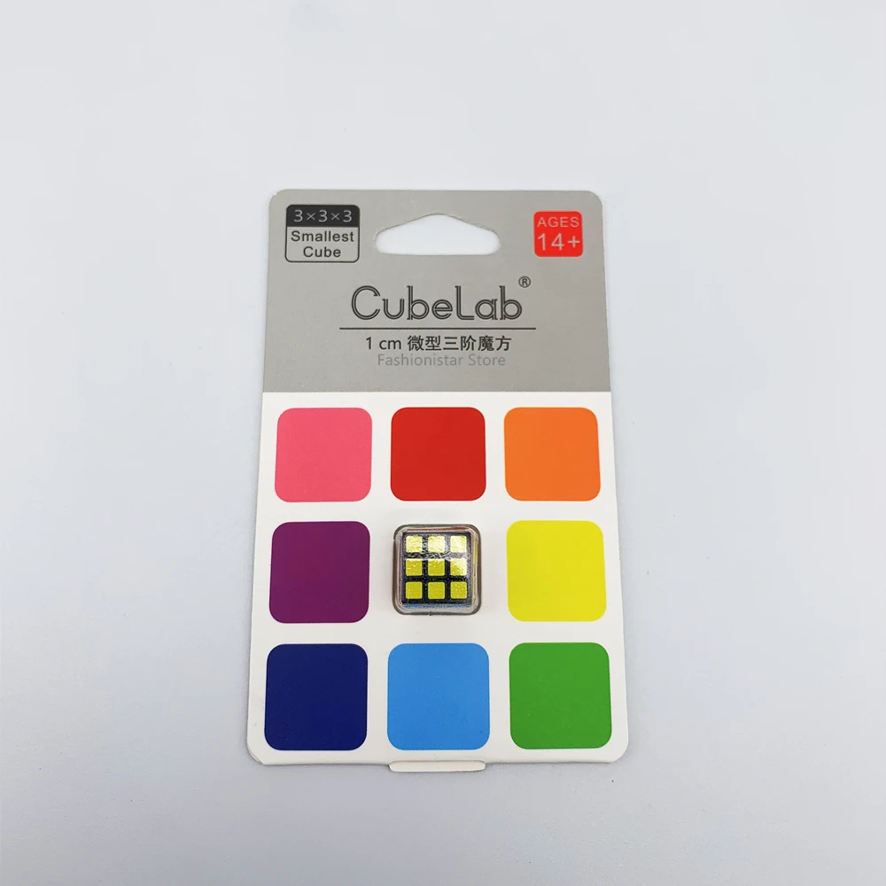 1CM ² Smallest 3x3x3 Magic Cube 10 mm Puzzle fingertip Cube Speed 3x3 micro cube Adult cube , The Smallest cube 1cm