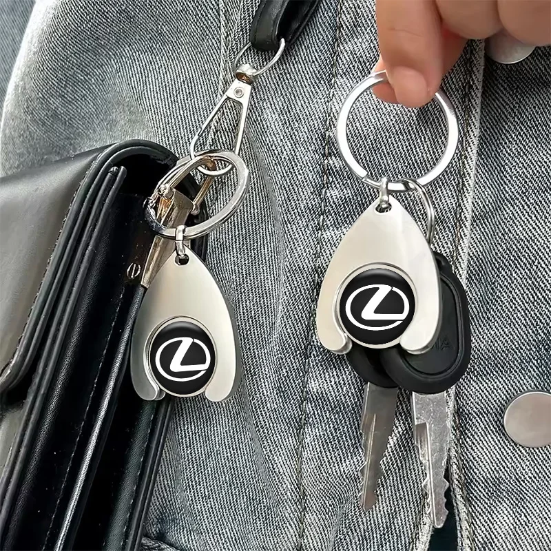 

1Pcs Car Key Chain Keyring Pendant Metal Keychain Holder Accessories For Lexus ES300 RX330 RX300 GS300 IS250 IS200 CT200h NX RX