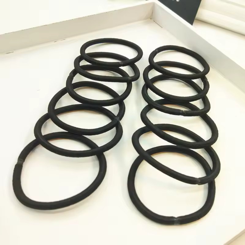 10/30/50pcs 4MM Black Ponytail Holder Elastic Hair Bands Scrunchies For Women Men Girl Lady Hairband Leagues Headband Accessory - Image 4