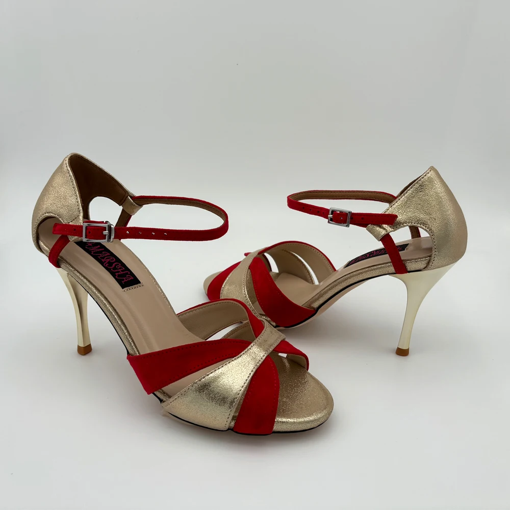 

Sexy NEW Argentina Tango Dance Shoes Wedding Shoes Party Shoes for women Flamenco shoes leather outsole T6295GLRS high heel