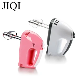 JIQI 220V 110V Handheld Electric Food Blender Household Egg Whisk Material Mixer Mini Cream Mayonnaise Frother Milk Foam Maker