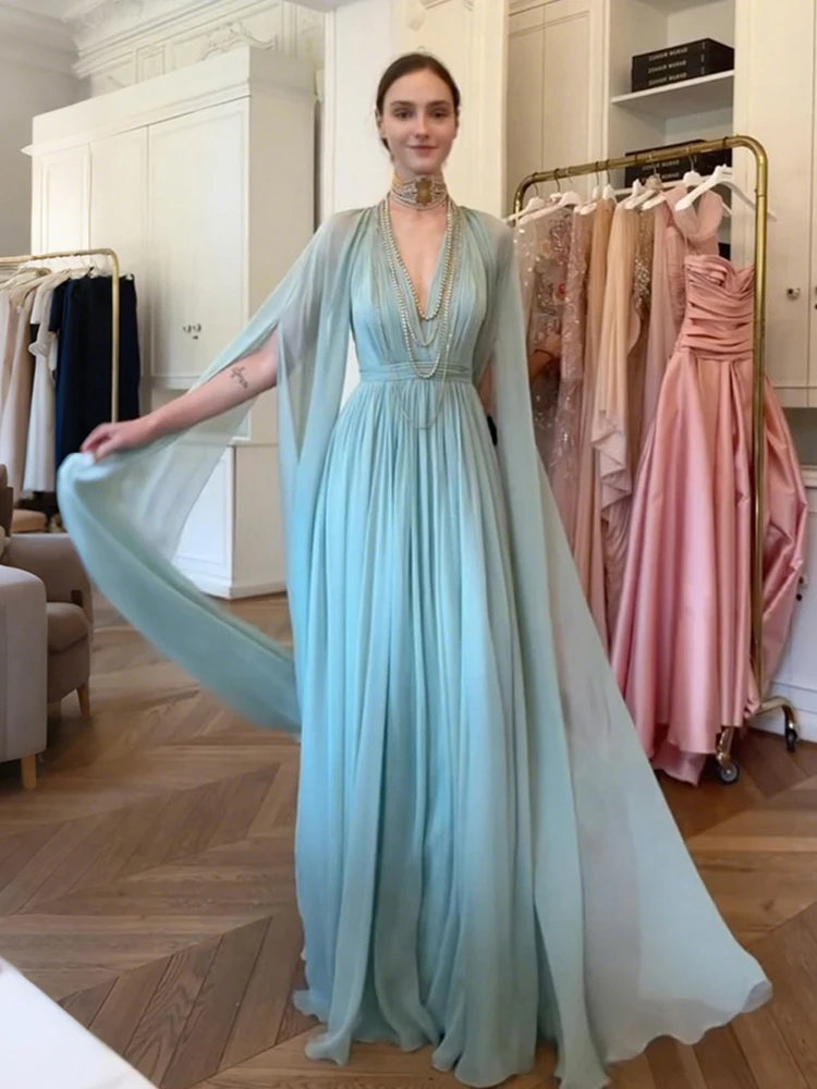 Nibber Flauschiges, elegantes Kleid für Damen, Sommer, V-Ausschnitt, gerüschtes Mesh, lange Ärmel, schmal geschnitten, Patchwork, Advanced Chic, Geburtstag, Bodycon
