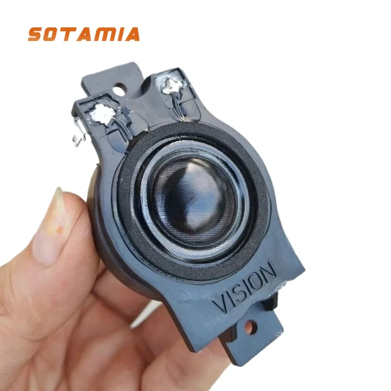 

SOTAMIA 2 шт., 8 Ом, 20 Вт, прозрачный кристаллический шелковый двойной магнитный твитер, автомобильный твитер, домашний динамик, твитер