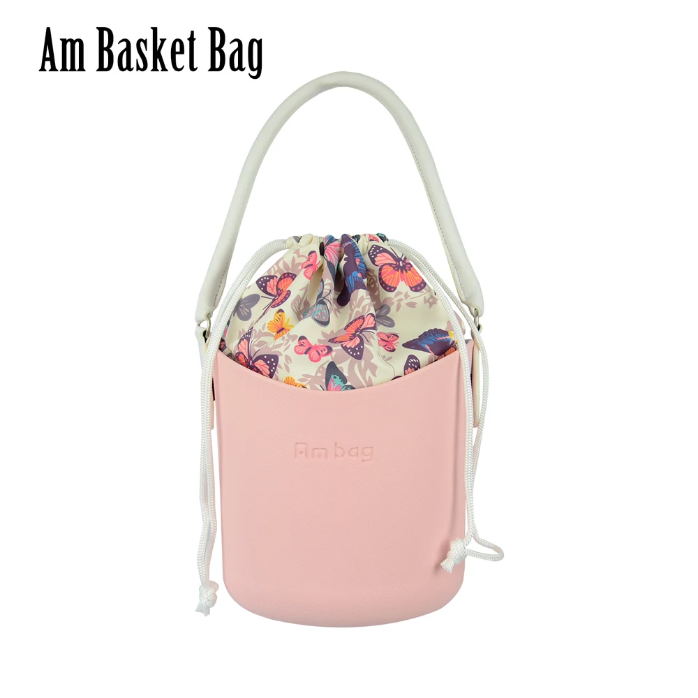 2022 Ambag New O Bag Style EVA Basket Bag Body with Handles Coloful Color Insert Inner Women Girl Shoulder Messenger Totes Obag